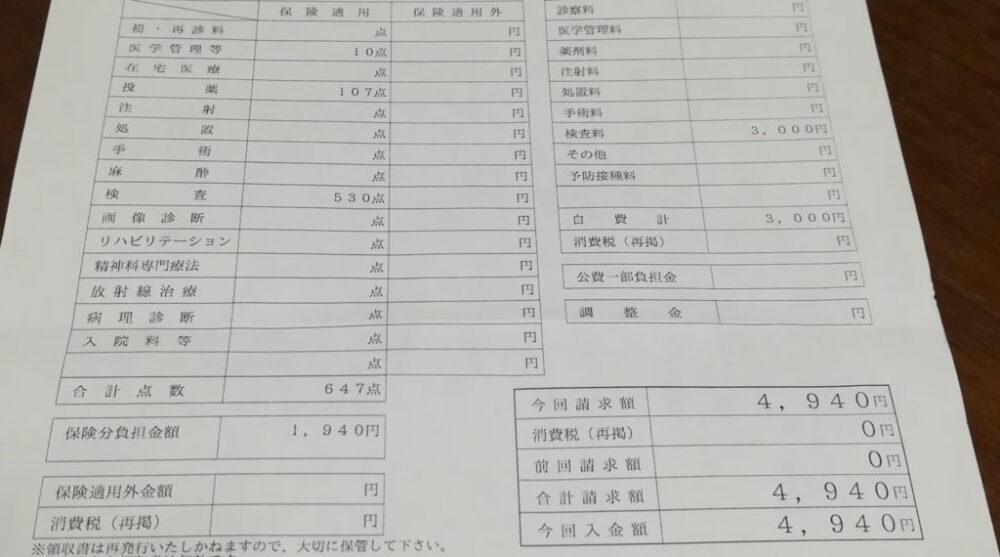 妊婦検診(21週目)